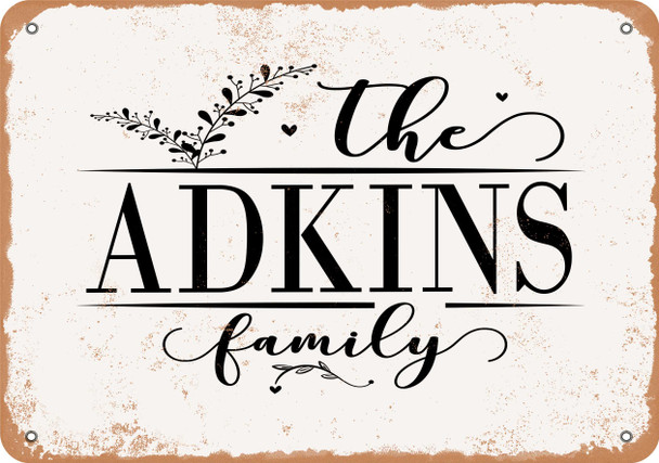 The Adkins Family (Style 2) - Metal Sign