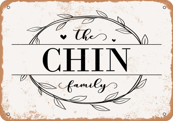 The Chin Family (Style 1) - Metal Sign