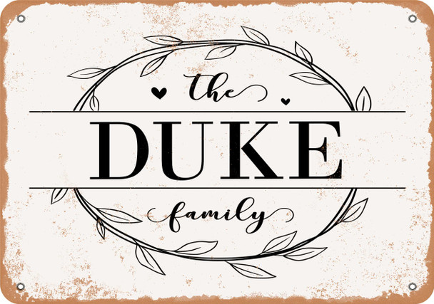 The Duke Family (Style 1) - Metal Sign