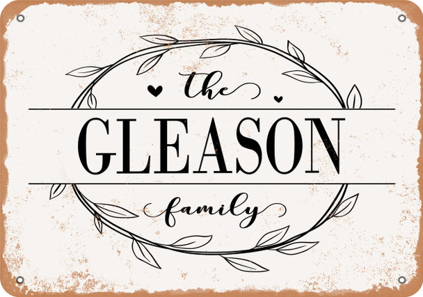 The Gleason Family (Style 1) - Metal Sign