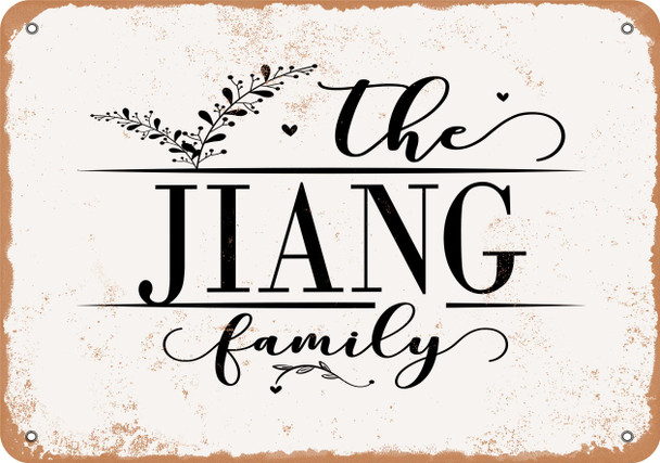 The Jiang Family (Style 2) - Metal Sign The Jiang Family (Style 2) - Metal Sign