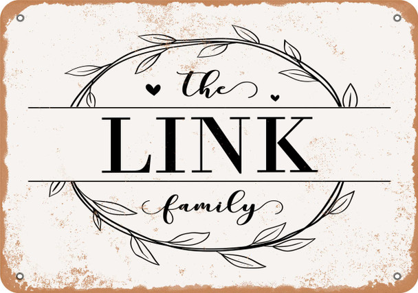 The Link Family (Style 1) - Metal Sign