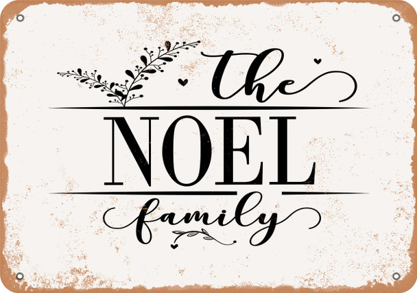 The Noel Family (Style 2) - Metal Sign