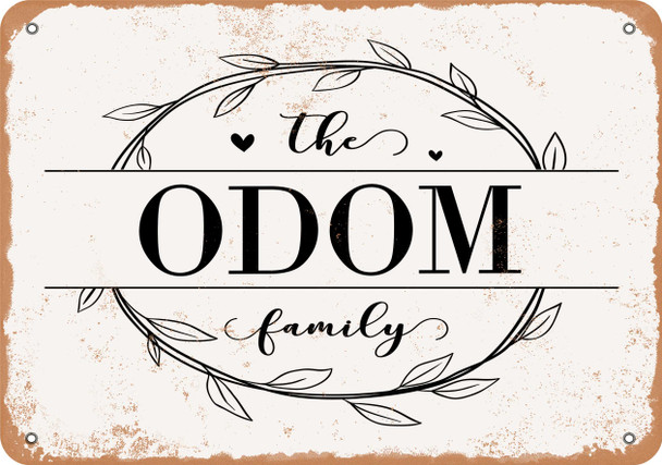 The Odom Family (Style 1) - Metal Sign