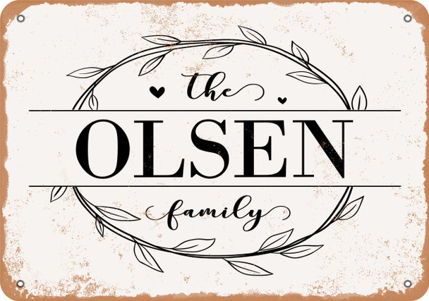The Olsen Family (Style 1) - Metal Sign