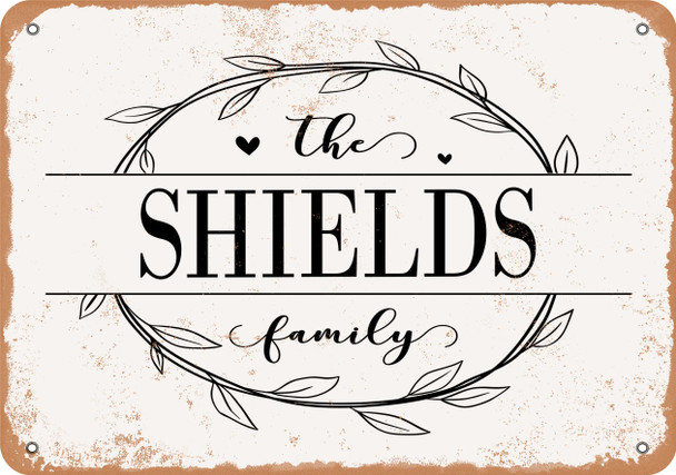 The Shields Family (Style 1) - Metal Sign