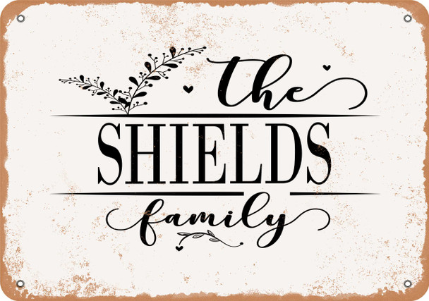 The Shields Family (Style 2) - Metal Sign