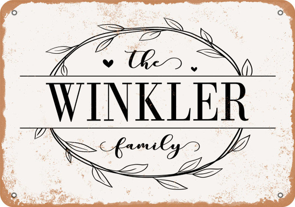 The Winkler Family (Style 1) - Metal Sign