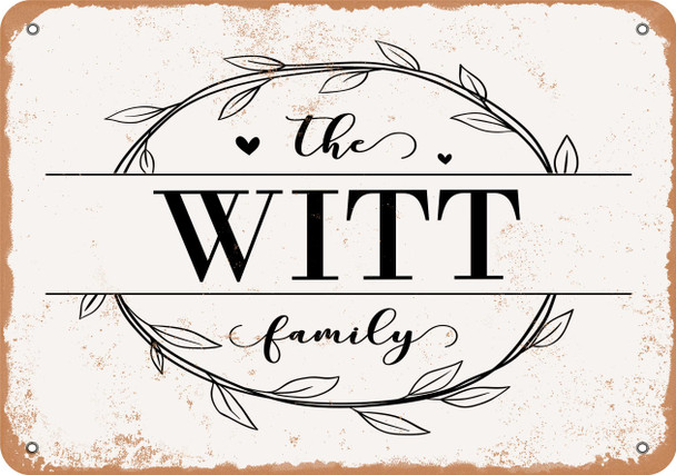 The Witt Family (Style 1) - Metal Sign