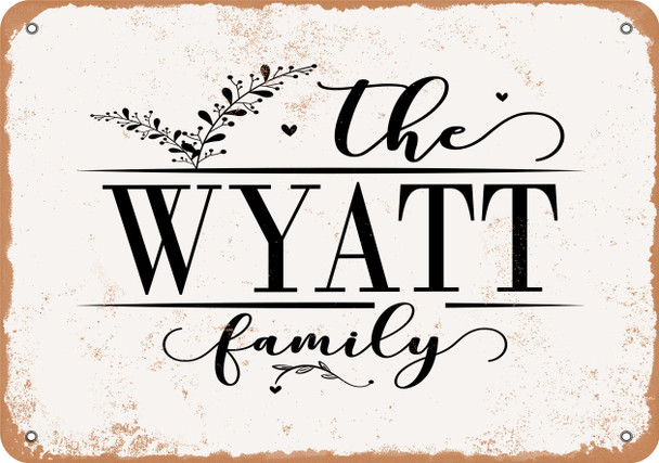 The Wyatt Family (Style 2) - Metal Sign