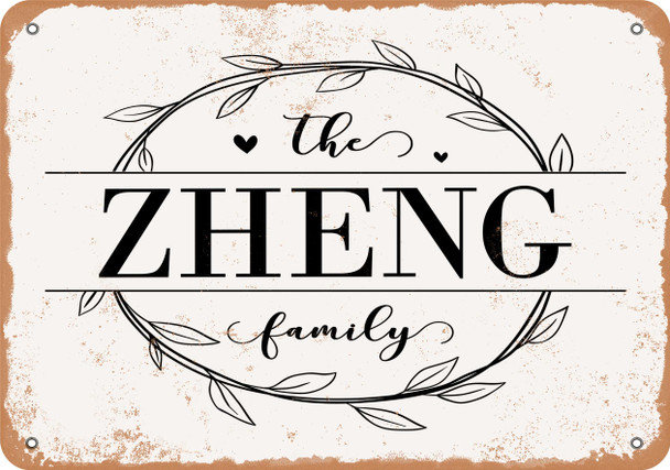 The Zheng Family (Style 1) - Metal Sign