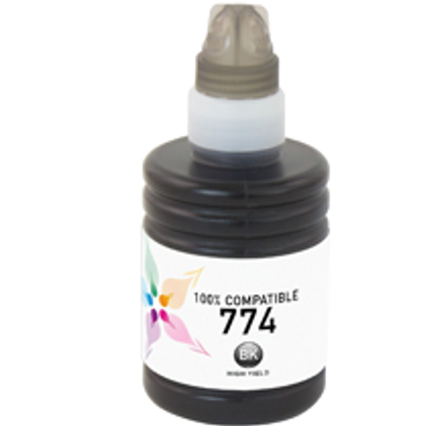 Compatible Epson 774 Pigment Ink / Inkjet Bottle Black (T774120)