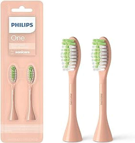 Philips One 2pk Brush Heads, Champagne