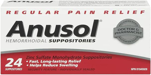 Anusol Multi Sympton 24pk Suppositories