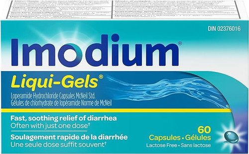 Imodium Liquid Gels 60ct