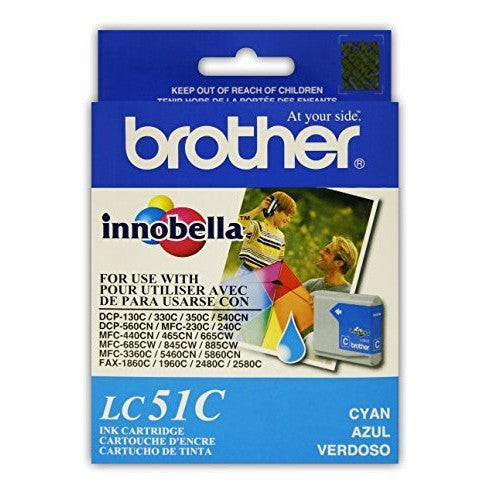 Brother LC-51C Cyan OEM Ink - Buy Direct! Quest4Toner