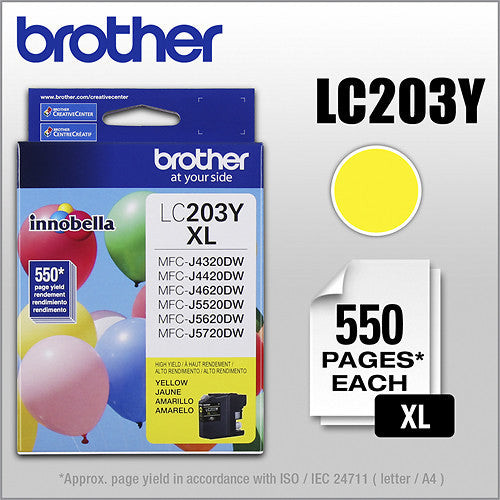 Brother LC-203Y Yellow OEM Ink - Buy Direct! Quest4Toner