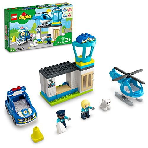 Police Station & Helicopter - Lego 10959