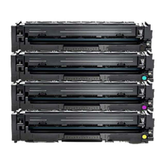 Compatible HP 202X Laser Toner Cartridge Set (Black, cyan, magenta, yellow)