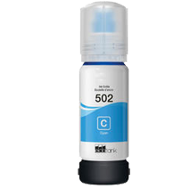 Compatible Epson T502 Ink / Inkjet Bottle Cyan (T502220)