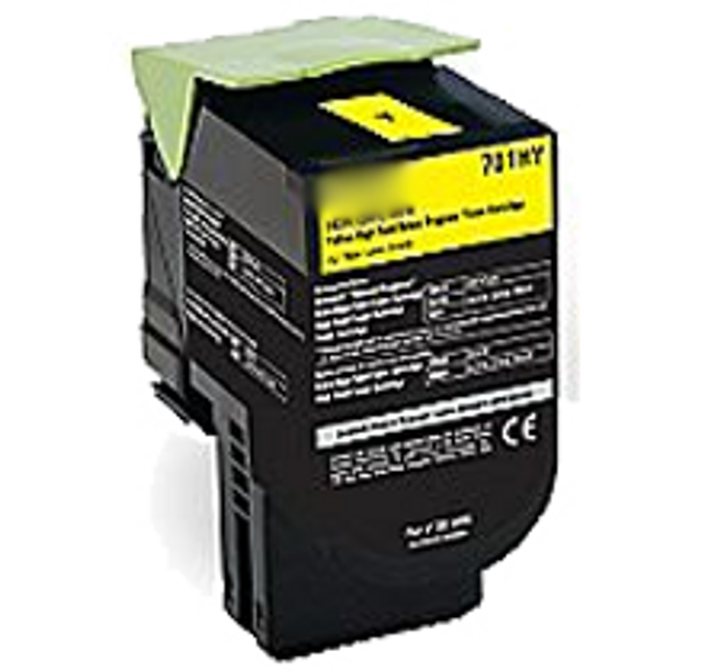 Lexmark 70C1HY0 High Yield Compatible Toner Cartridge Yellow- Buy Direct! Quest4Toner