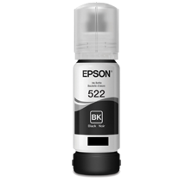Compatible Epson T522 Dye Ink / Inkjet Bottle Black (T522120)