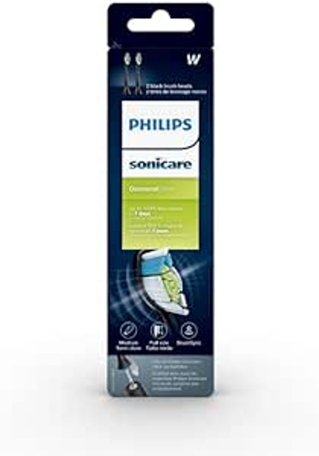 Philips Sonicare Diamond Clean Black Replacement Brush Heads (2pk)