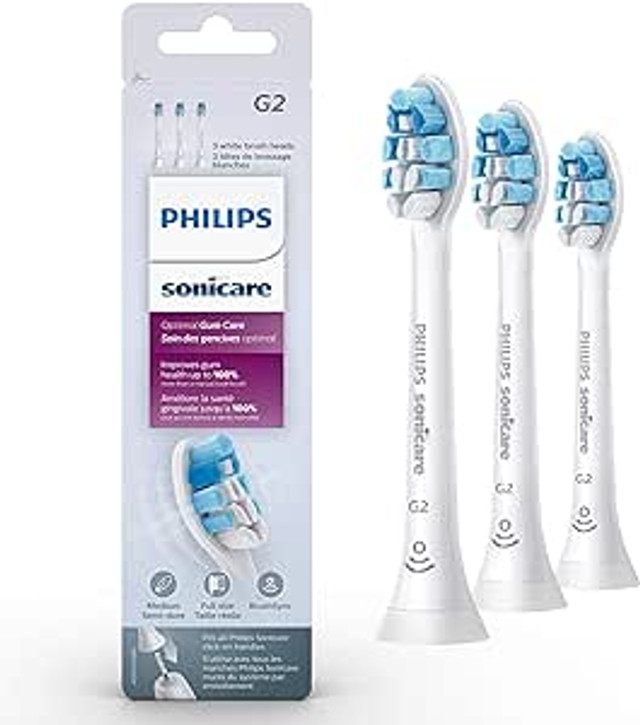 Philips Sonicare Gum Care White Replacement Brush Heads (3pk)