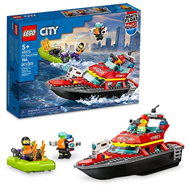 Fire Rescue Boat - Lego 60373