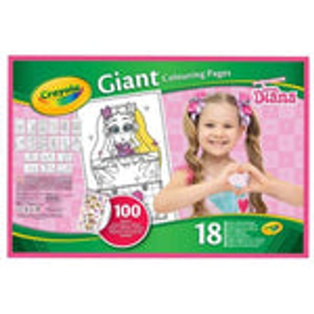 Crayola Love Diana GCP with Stickers 24s
