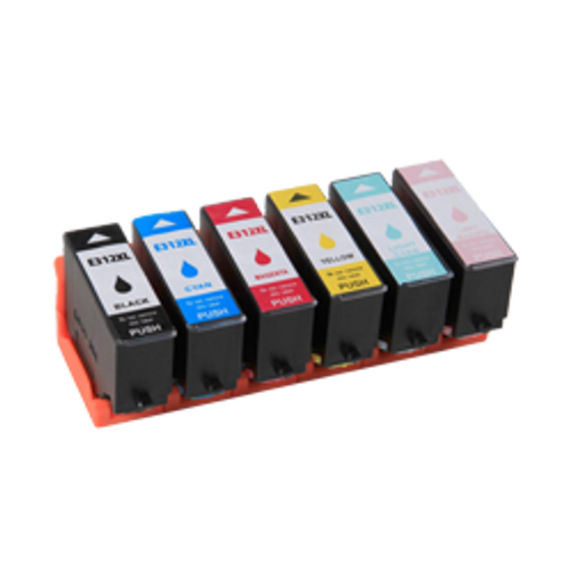 Compatible Epson T312XL High Yield Ink Cartridge Set (Black, Cyan, Magenta, Yellow, Light Magenta, Light Cyan)