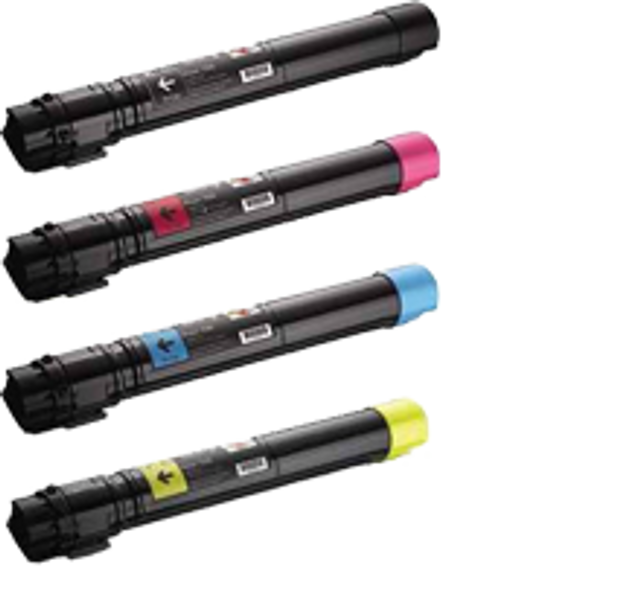 Compatible Dell 7130 / 7130CDN Toner Cartridge Set Black Cyan Yellow Magenta
