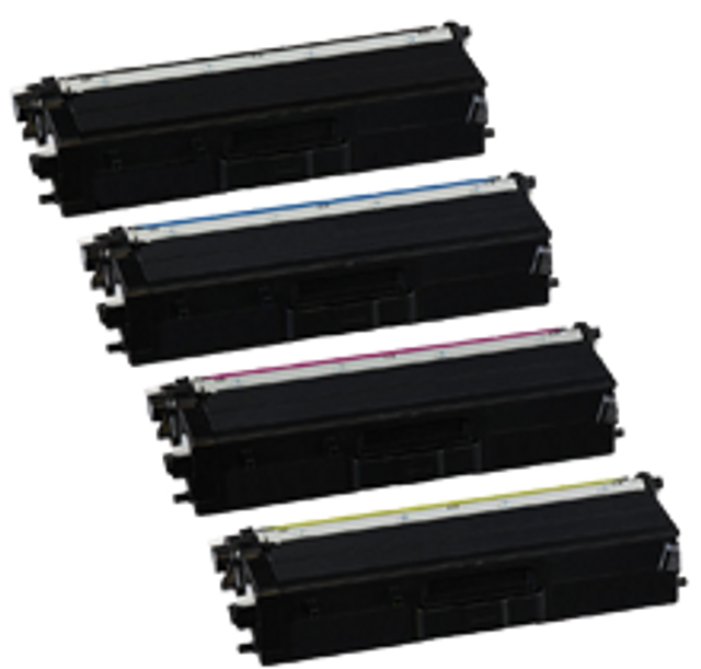 Compatible Brother TN-433  Toner Cartridge Set High Yield Black Cyan Magenta Yellow