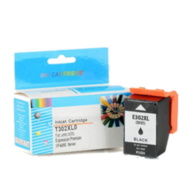Compatible Epson T302XL High Yield Ink Cartridge Black (T302XL020)