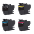 Compatible Brother LC3013 High Yield ink Cartridge Set (Black, Cyan, Magenta, Yellow)