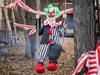 animated clown prop haunted carnival decor