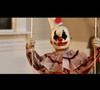 scary clown carousel halloween display