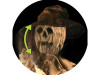 haunted house hanging scarecrow prop with snapping head action