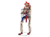 animated cagey clown with caged clown prop