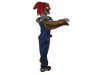 36 inch animated clown halloween prop circus decoration