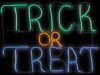 Trick Or Treat Neon Sign