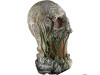 Flaming Rotted Skull Animated Prop | 12"
