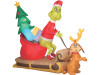 Inflatable Grinch And Max Airblown