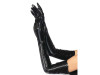 Adult Wet-Look Opera Length Gloves