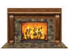 Insta-View Fireplace Background Decor