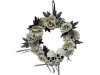 Wreath With Skull And Roses 19.5in