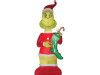 Inflatable Grinch Giant Stocking 108in Blow Up