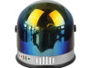 Helmet Space Silver with Reflective Visor OS