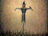 Staked Scarecrow Animated Prop 8ft