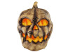 Animated Flaming Burlap Pumpkin